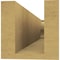 Ekena Millwork 4in. W x 4in. H x 20in. L Asheboro Woodgrain TimberThane Rafter Tail, Primed Tan RFTUR04X04X20ASHRCPR - alternate 4
